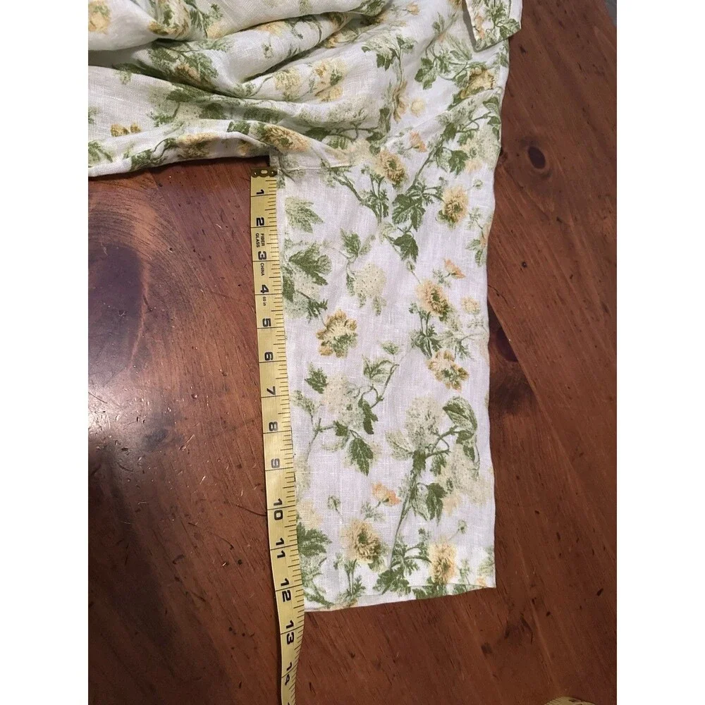 Laura Ashley 100% Linen Sz 1X Floral Tunic
V-Neck Romantic Feminine Whimsy - Picture 10 of 11